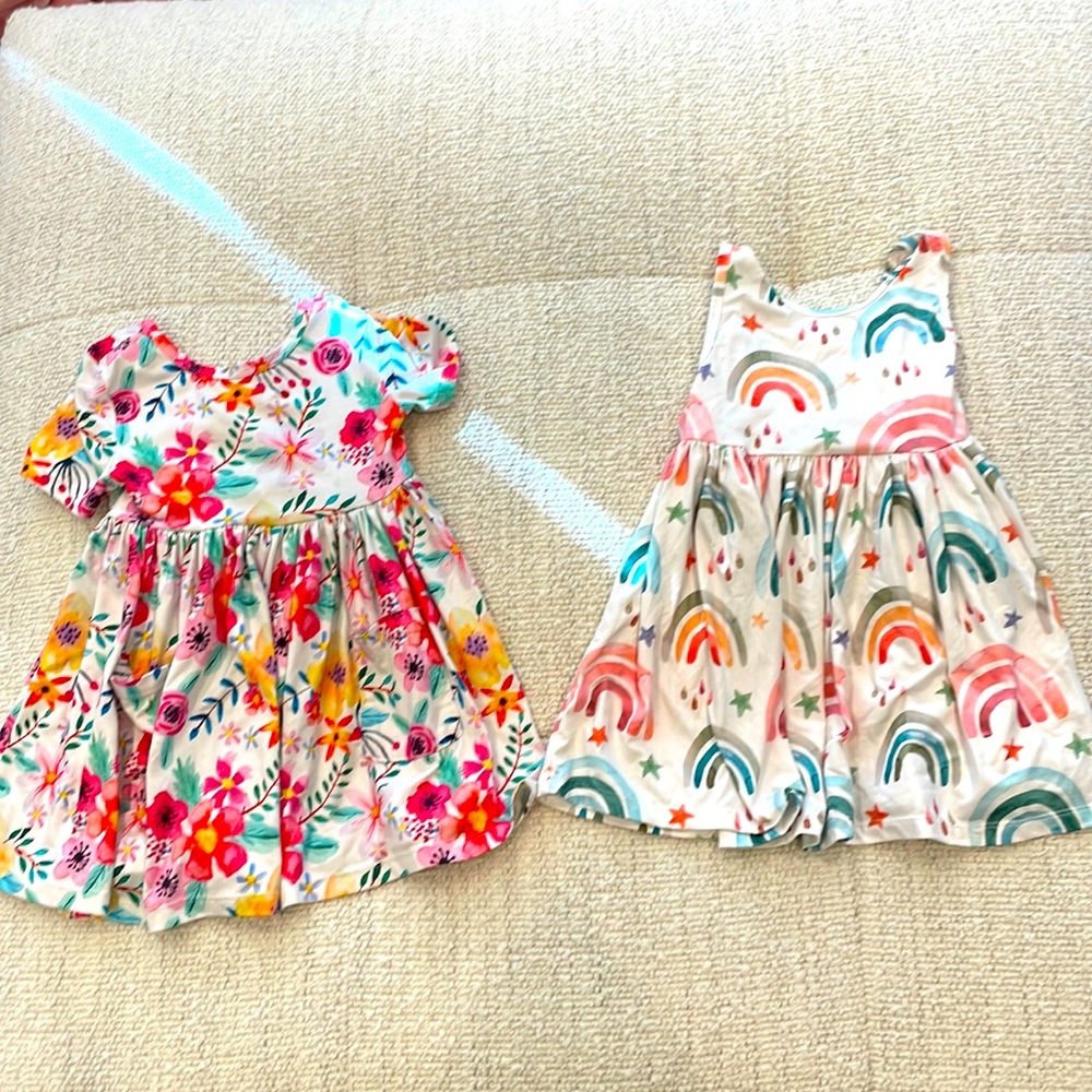 Mila and Rose 2T bundle of 2 dresses.